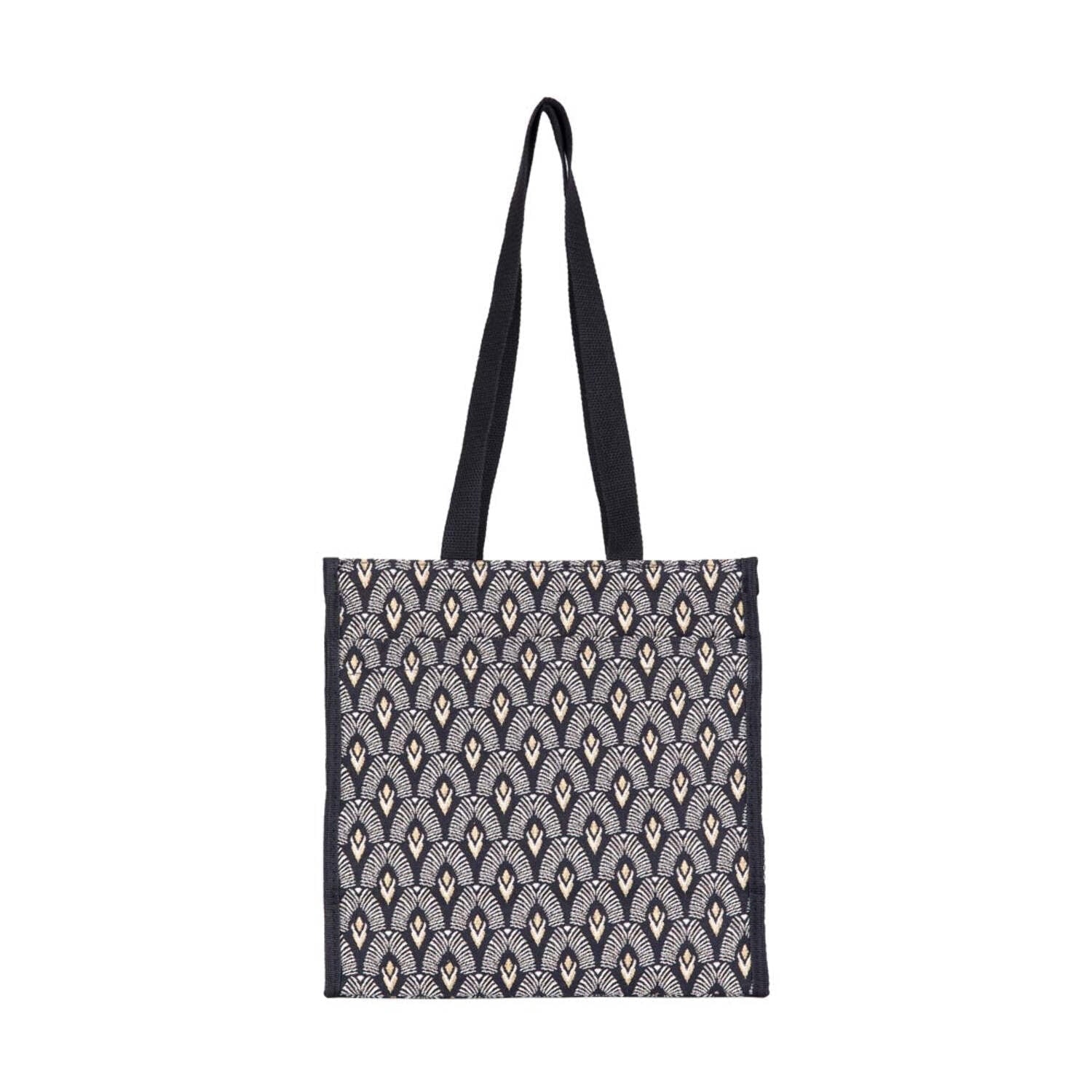 SHOP-LUXOR | BLACK AND WHITE LUXOR SHOPPER BAG