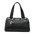 Genuine leather, leopard print, pillow-shaped handbag, wallet, women's, large capacity, detachable shoulder strap, storage bag