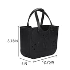 Disney Mickey Mouse 3D Face Black 12.75” Adult Mini EVA Molded Tote Bag