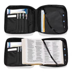 FKELYI Mushroom and Rabbit Bible Case with Shoulder Strap Durable Bible Case Purse for Women Large Capacity Church Bible Handle Bags