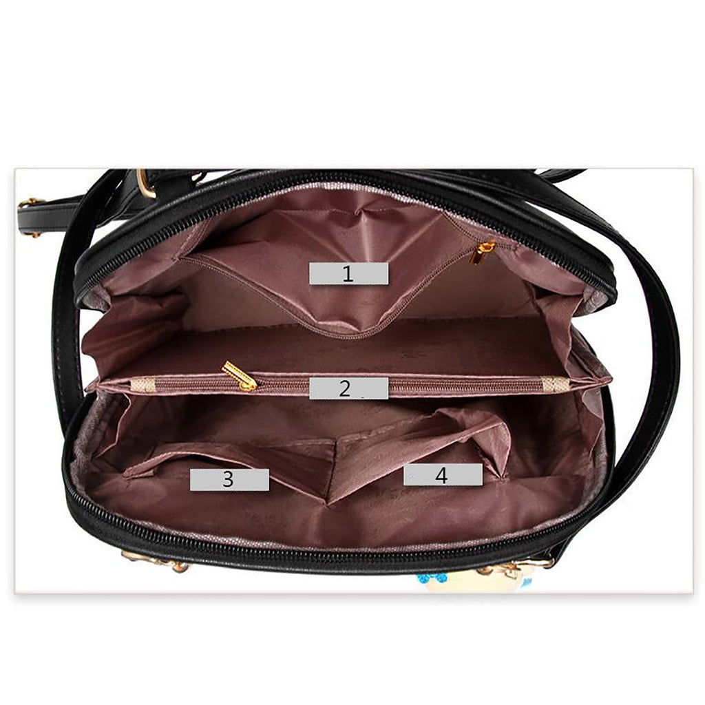 MUSOIE Backpack Purse for Women Fashion Ladies PU Leather Convertible Travel Shoulder Bags Handbag