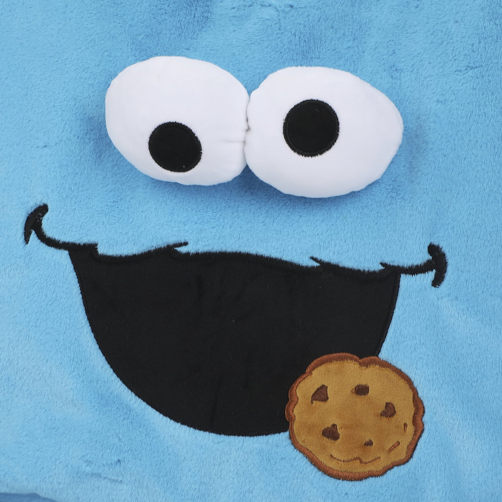 Sesame Street Cookie Monster Fuzzy Tote Bag