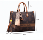 New Style Genuine Leather Women's Tote Bag Large Capacity Work Briefcase  High-End Crossbody Handbag