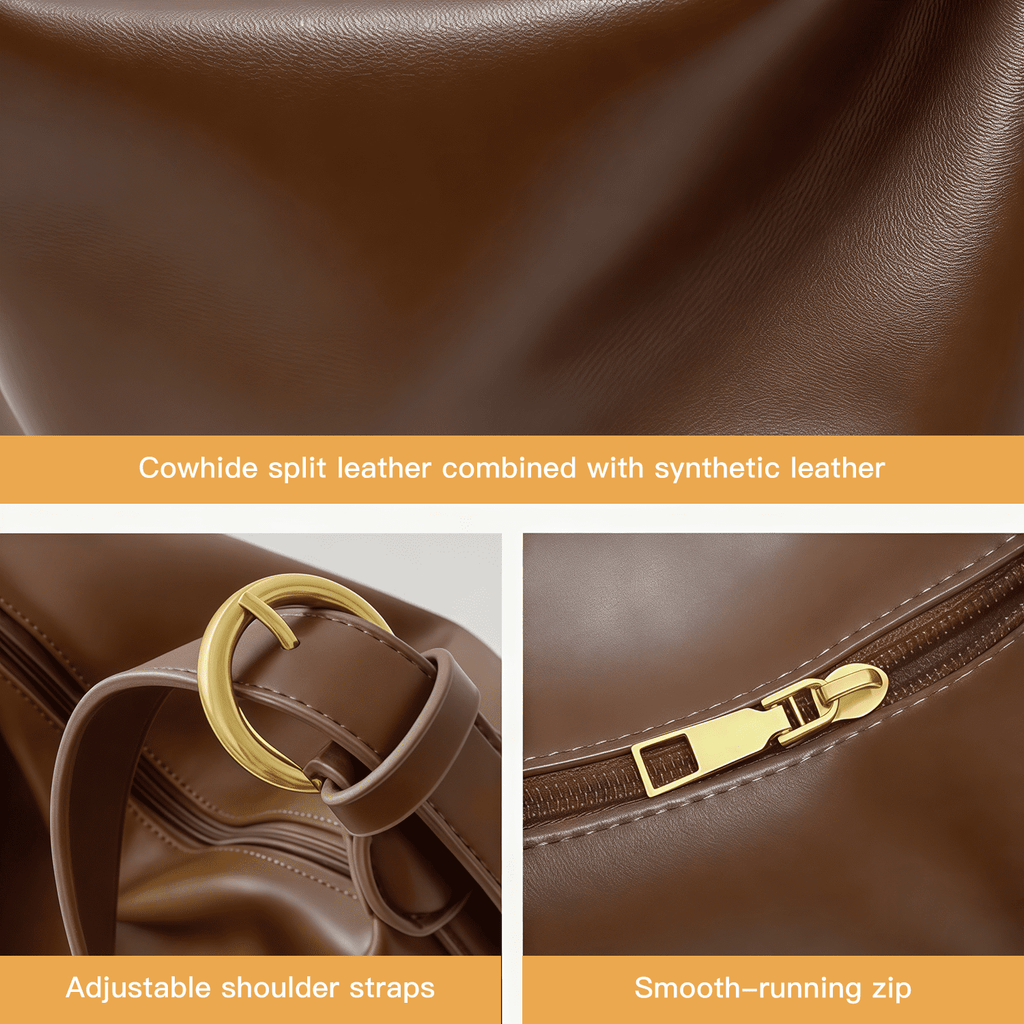 Women Soft Vegan Leather Shoulder Handbag, Casual Tote Bag Handle travel college work handbag handbag coffee