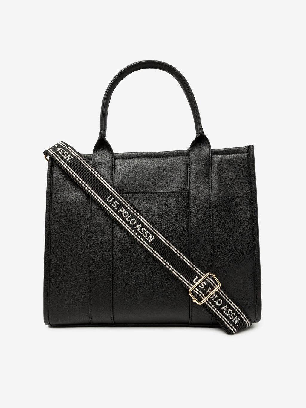 U.S. Polo Assn. Women's Heritage Tote Bag, Black