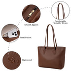 SENDEFN Purses and Handbags Women Fashion Tote Bag Shoulder Bags Top Handle Satchel Purses Leather Handbag