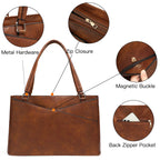 SENDEFN Women PU Leather Large Tote Bag Crossbody Shoulder Top Handle Designer Handbag