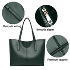 Genuine Leather Purses and Handbags for Women Tote Top Handle Shoulder Hobo Bag Satchel Ladies Bags,green，G127955