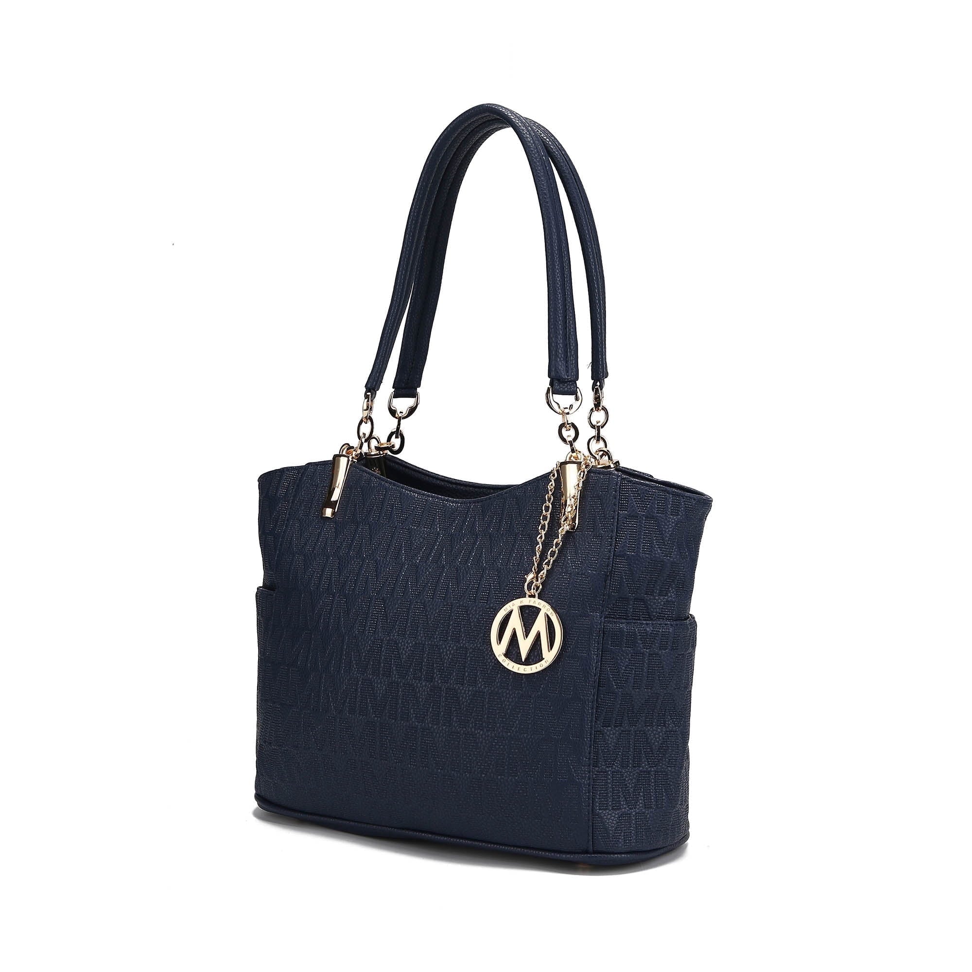 Collection Braylee M Signature Women's Tote Bag, Functional Purse Handbag by Mia K - Light Blue - Tote Bag