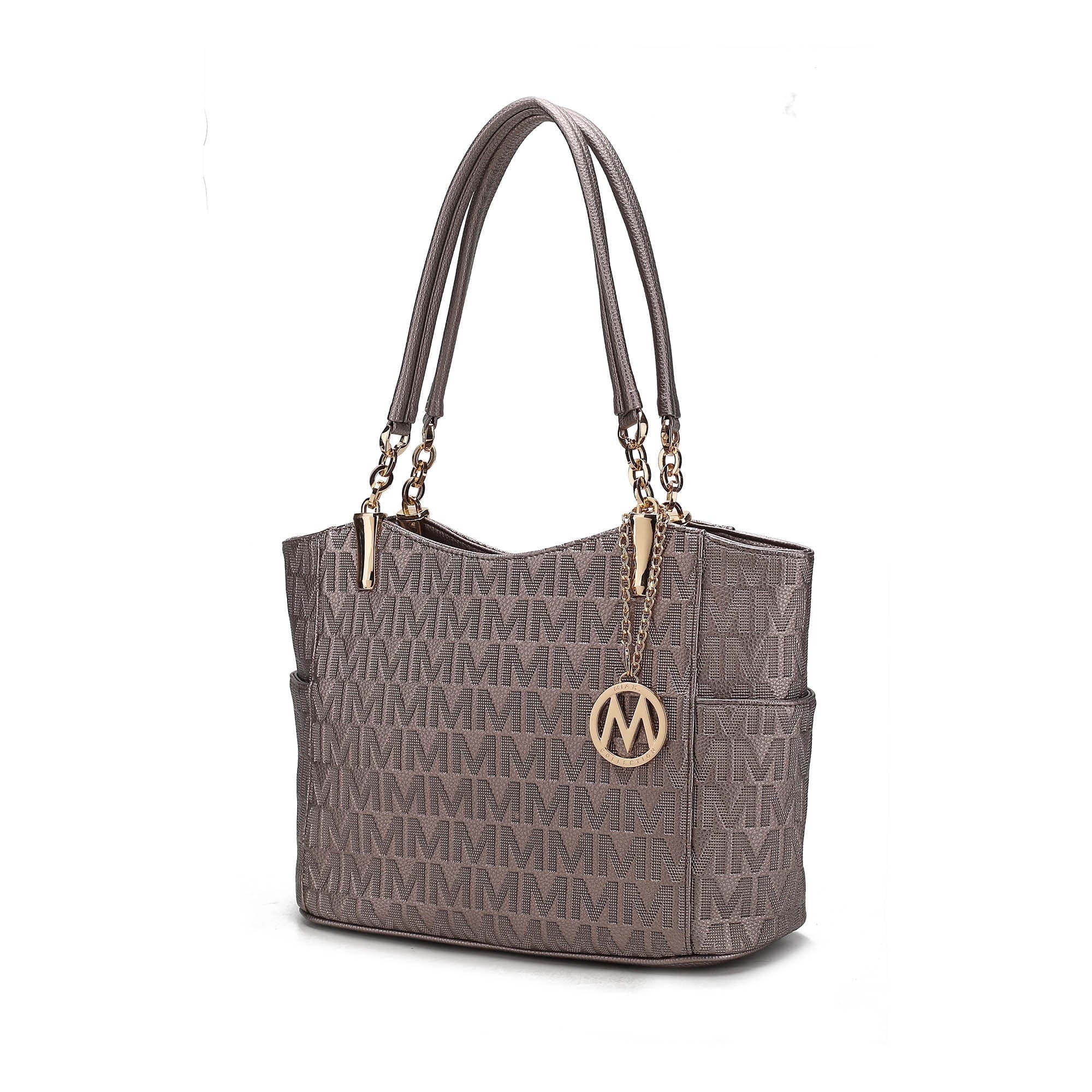 Collection Braylee M Signature Women's Tote Bag, Functional Purse Handbag by Mia K - Light Blue - Tote Bag