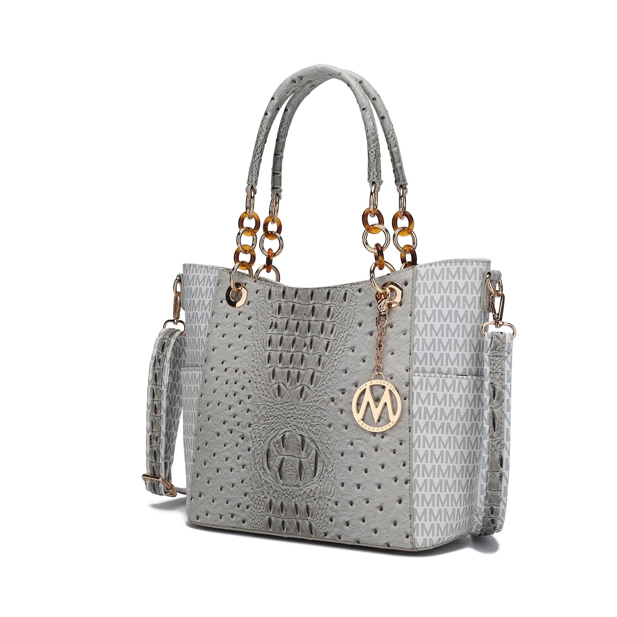Collection Miriam Women's Tote Bag Signature Vegan Leather Handbag Purse by Mia K. - Tote Bag