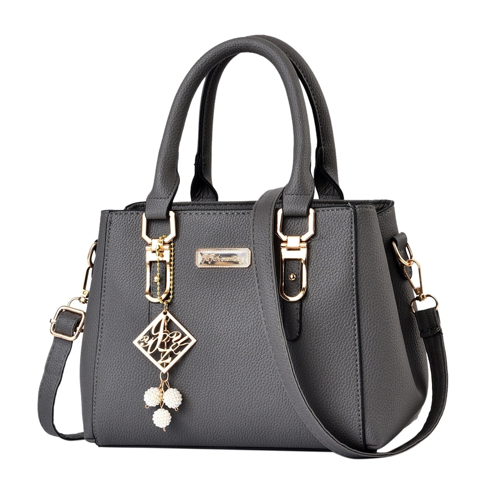 Large Capacity Crossbody Bags for Women Trendy PU Leather Top Handle Purse Shoulder Handbags - Messenger Bag