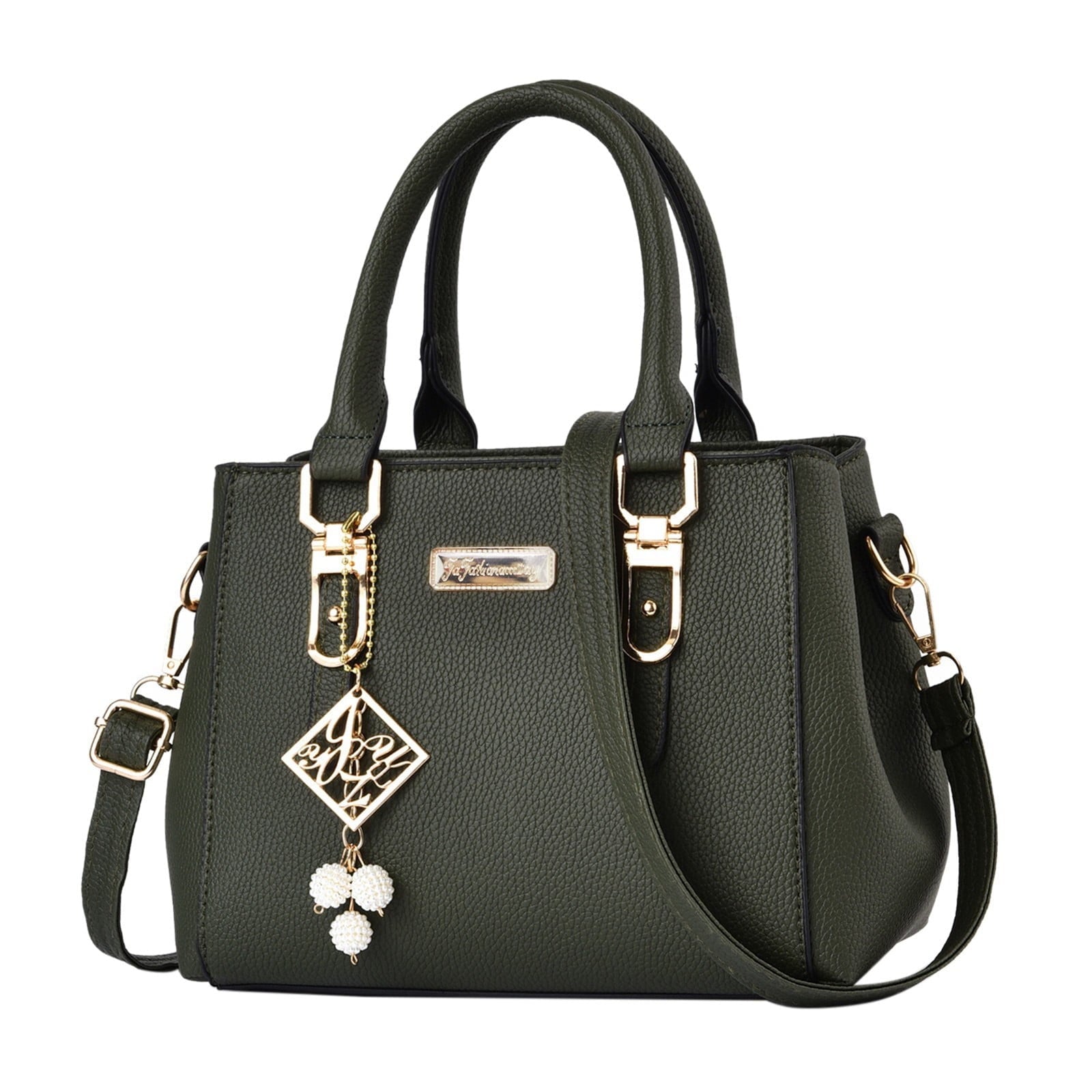Womens Purses and Handbags Vegan Leather Satchel Shoulder Bag with Top Handle Tote Bag - Tote Bag