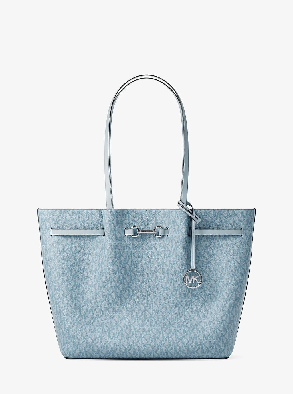 Michael Kors Carson Large Signature Logo Tote Bag - Pale Ocean