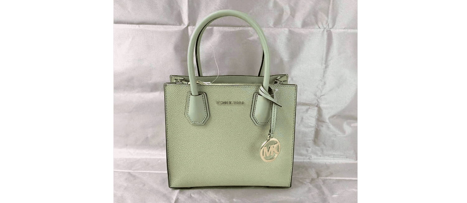 Michael Kors Medium Mercer Leather Crossbody Tote, Grapefruit - Crossbody Bag