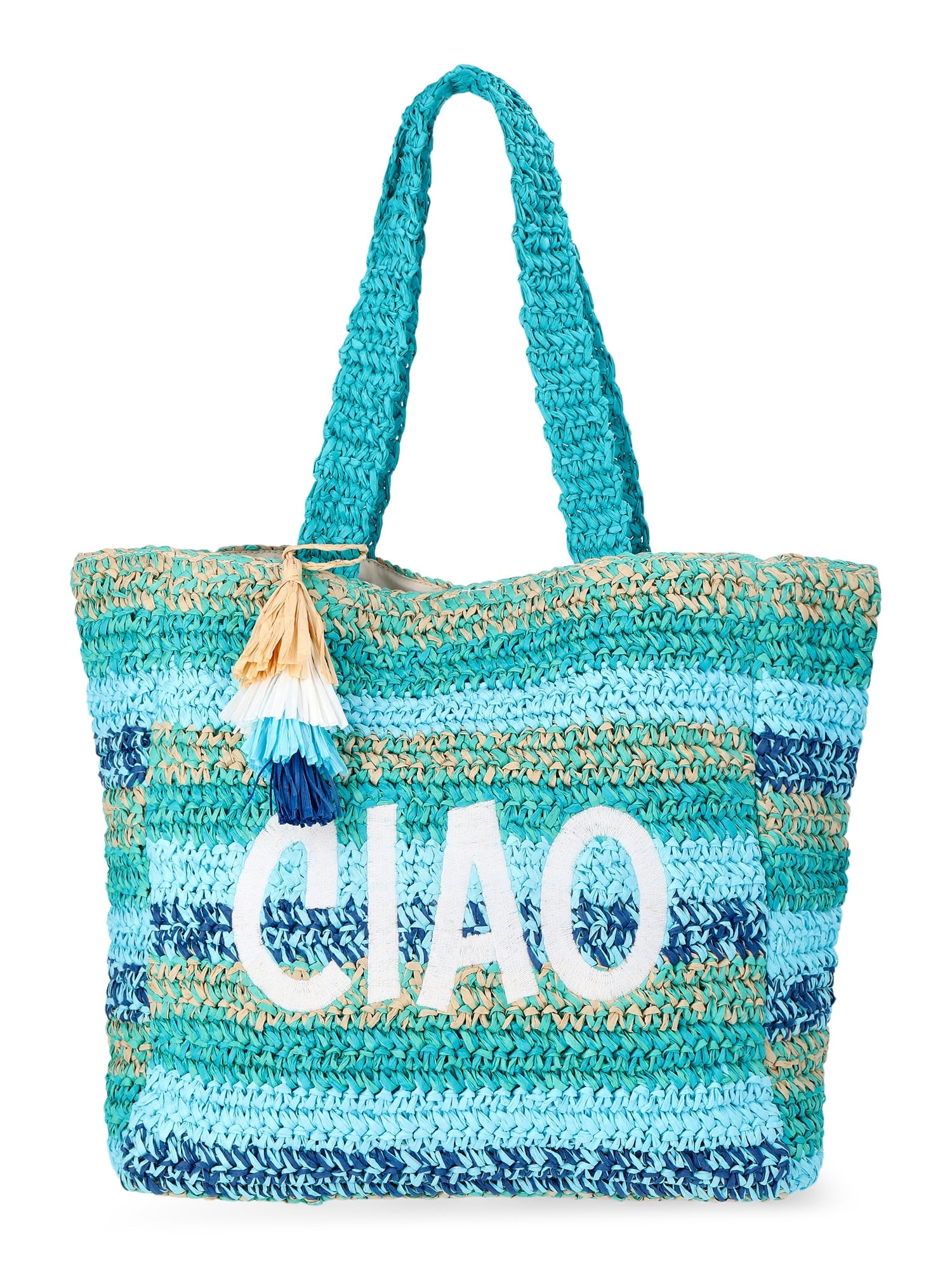 No Boundaries Women's Lemon Beach Tote Bag, Pink Lemon - Tote Bag