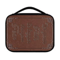 Renewold Casual Cross Bible Case for Men Personalized God is Within Her She Will Not Fall Print Carrier Tote Bag Dustproof Brown Bible Book Covers - Bible Bag