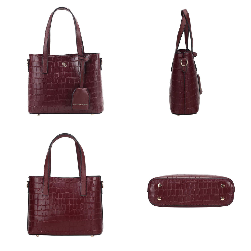 MKF Collection IsoldeTote Bag, Vegan Leather Shoulder Bag Handbag Purse by Mia K