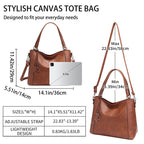 FALAN MULE Tote Bags for Women Crossbody Purse and Handbags Ladies Top Handle Satchel Shoulder Bags