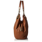 Women's Large Fulton Shoulder Tote Leather Top-Handle Hobo - Luggage