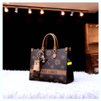 New Style Genuine Leather Women's Tote Bag Large Capacity Work Briefcase  High-End Crossbody Handbag