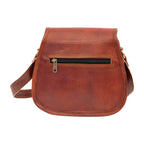 Rajeriya-9 Inch Small Vintage Look Leather Purses And Handbags Crossbody Satchel Bags For Women
